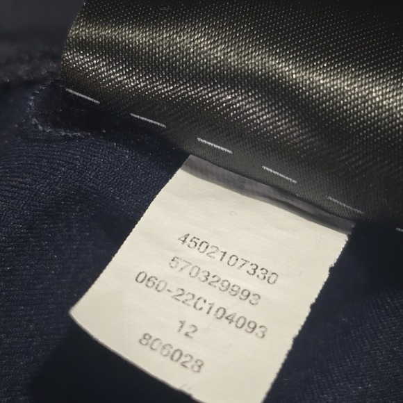 Chico's Zenergy Pull On UPF Lightweight Tapered Nylon Spandex Pants Navy 3 US 12 - Picture 6 of 8